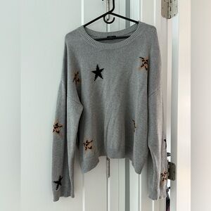 Rails Cashmere Perci Star Sweater (Size XL Oversized)
